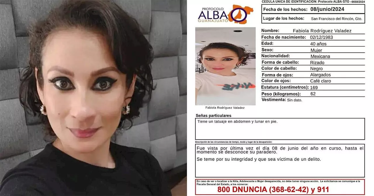 Buscan a Fabiola, abogada desaparecida de San Francisco del Rincón