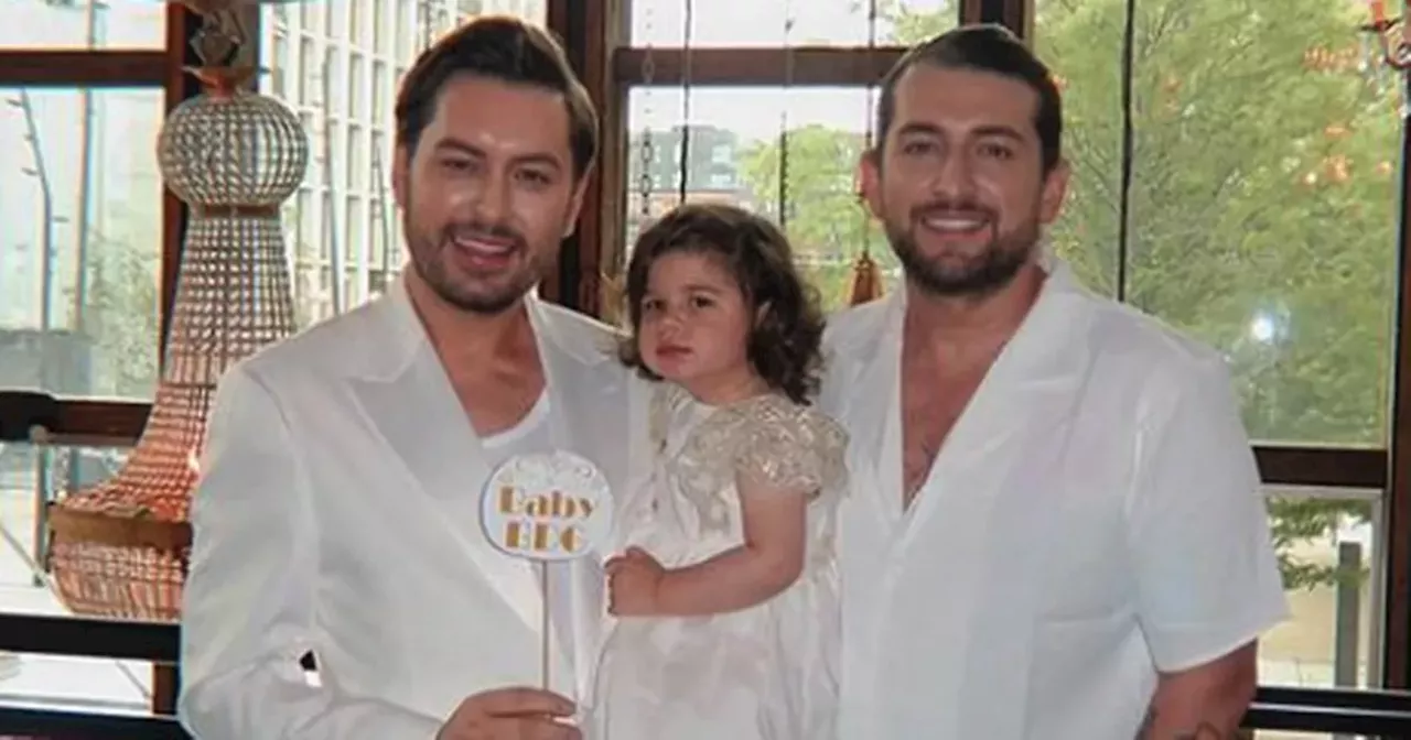 Inside Brian Dowling and Arthur Gourounlian's themed baby shower with well known godparents