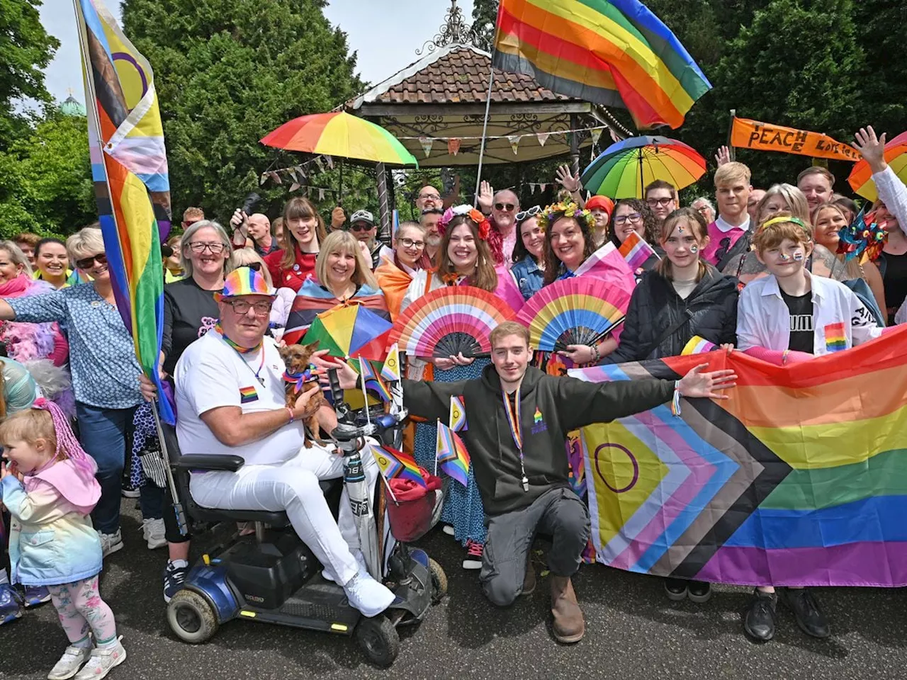 Rainbows and smiles galore as Bridgnorth celebrates its first ever Pride festival