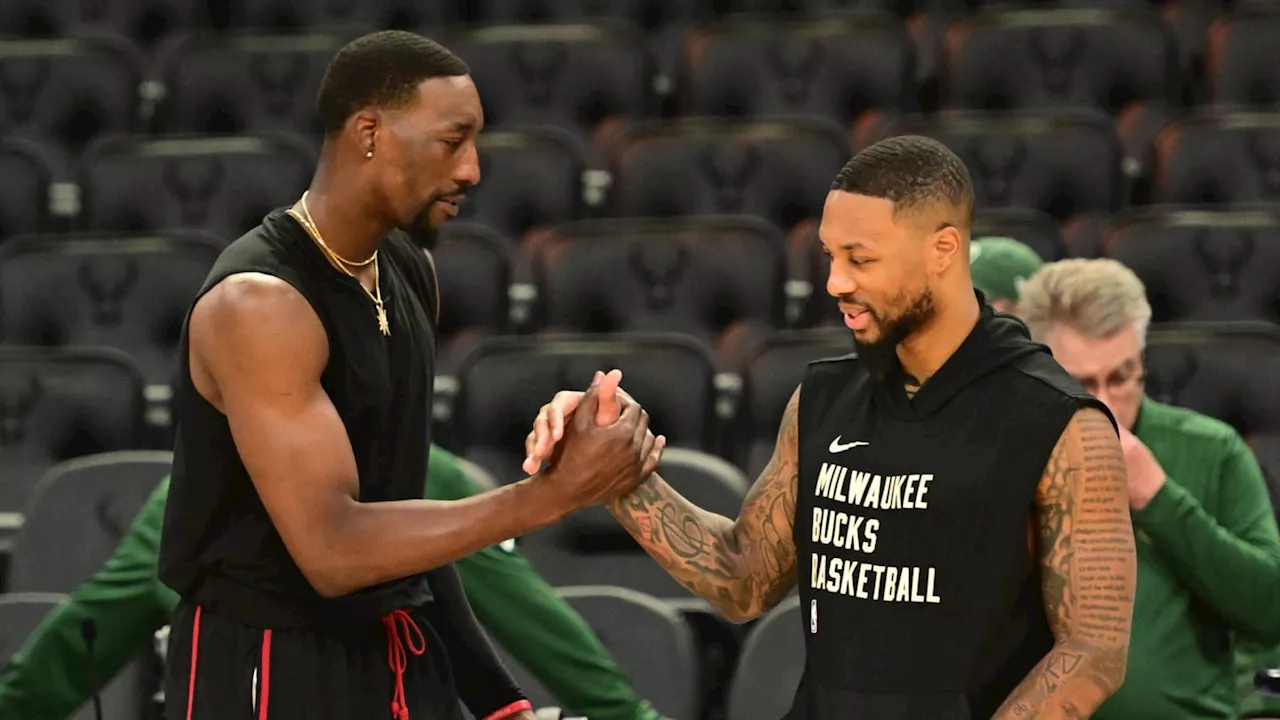 Heat News: Bam Adebayo Spotted Hanging Out With Damian Lillard At WNBA Game