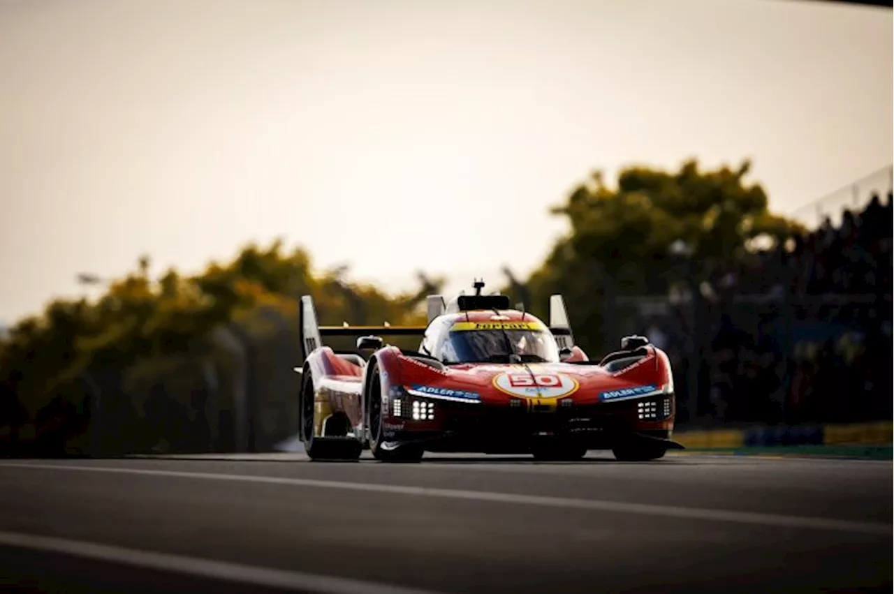 24h Le Mans: Doppelspitze für Ferrari in Startphase