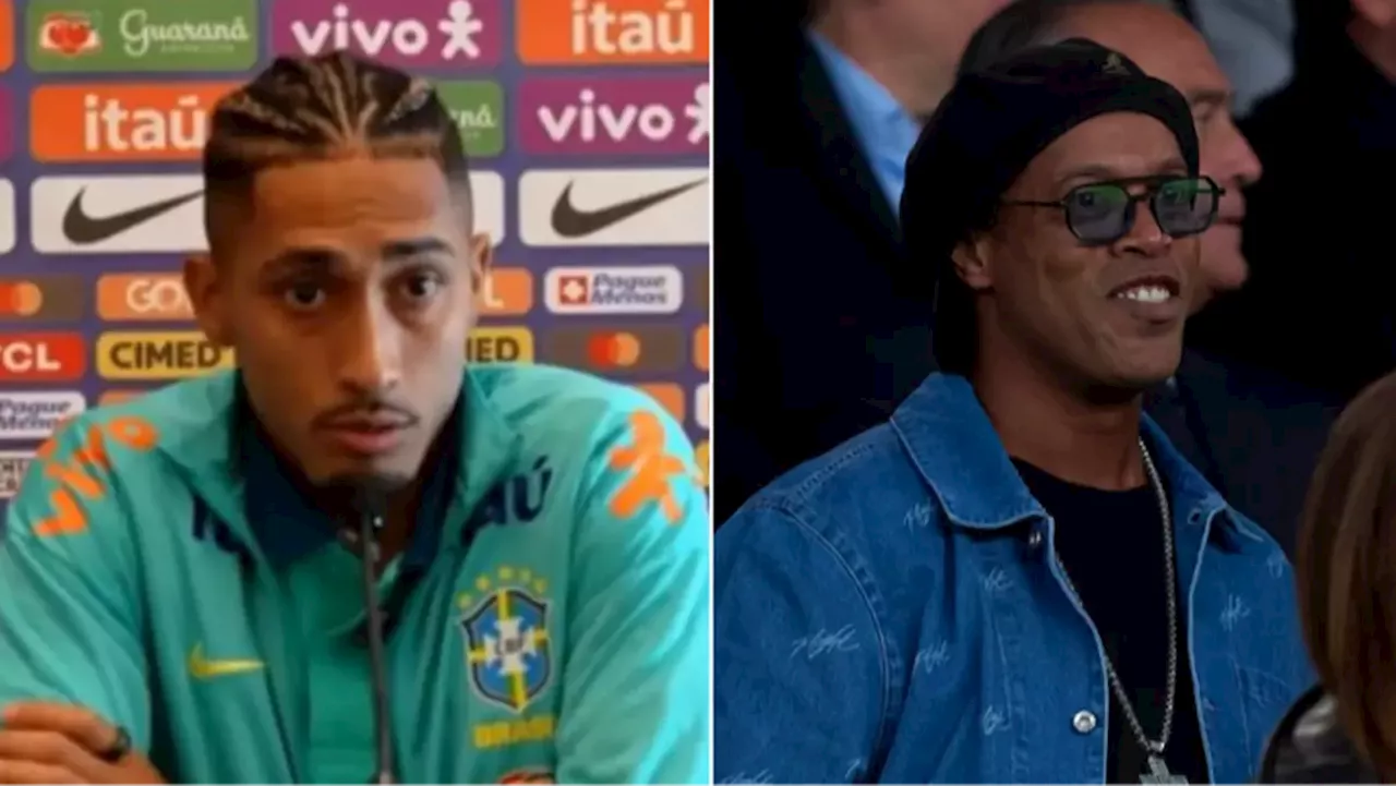 Raphinha becomes first Brazil star to respond to Ronaldinho’s claims that he won’t watch the team’s Copa America matches