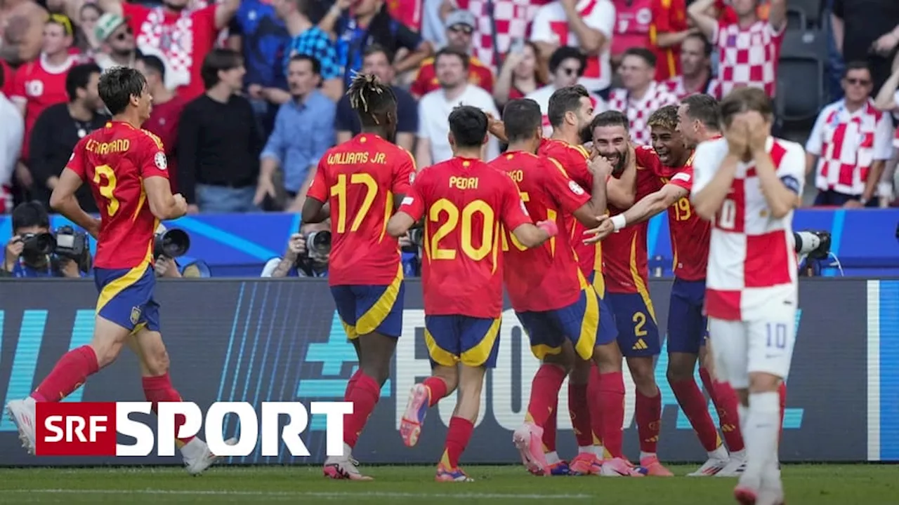 EURO 2024: Auftakt in Gruppe B - Effizientes Spanien besiegt glückloses Kroatien verdient mit 3:0