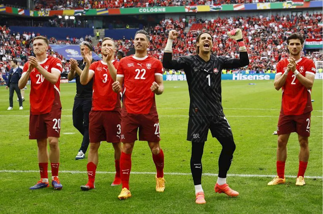 Soccer-Switzerland outclass clumsy Hungary in Euros opener