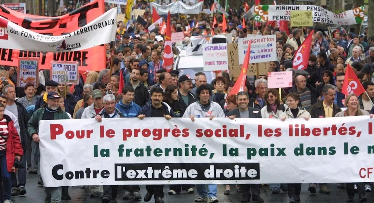 Manifestations contre l’extrême droite : en 2002, quand le Sud-Ouest manifestait contre le Front National