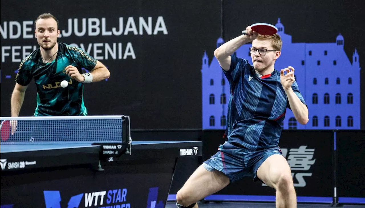 Tennis de table : le double Alexis Lebrun-Simon Gauzy en finale à Ljubljana