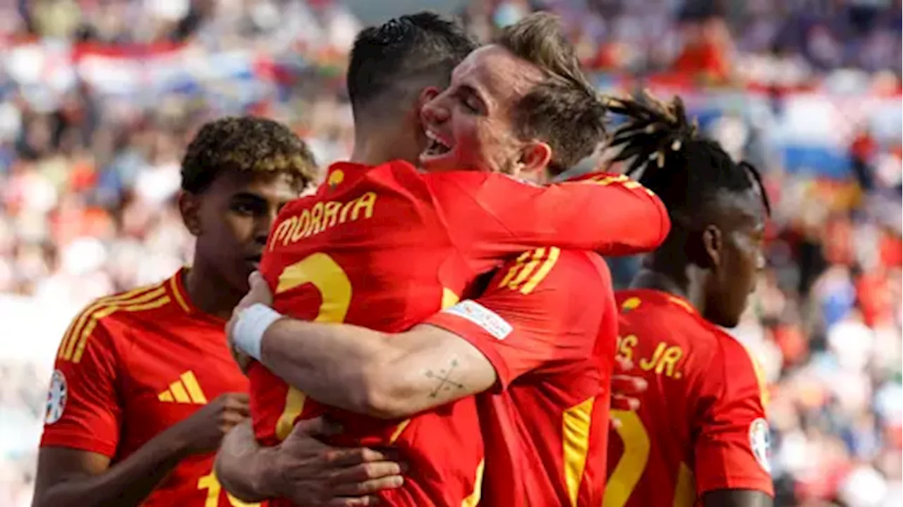 Spain romp past Croatia in opener as Yamal makes Euros history