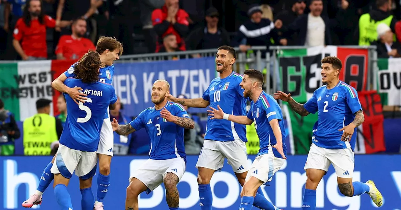 Fotboll: Efter rekordsnabba målet – Nicolo Barella matchhjälte när Italien vände mot Albanien i EM-premiären