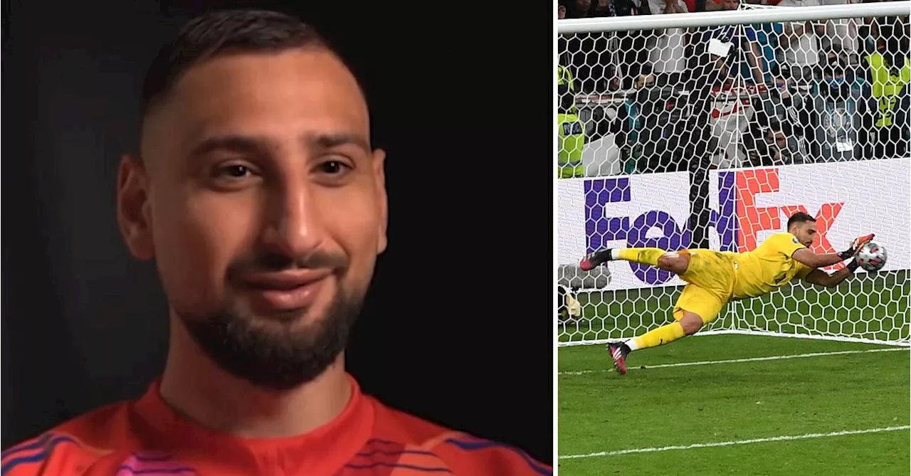 Fotboll: Italiens Gianluigi Donnarumma laddar – med finalmatchen från 2021: ”Fortfarande känslosamt”