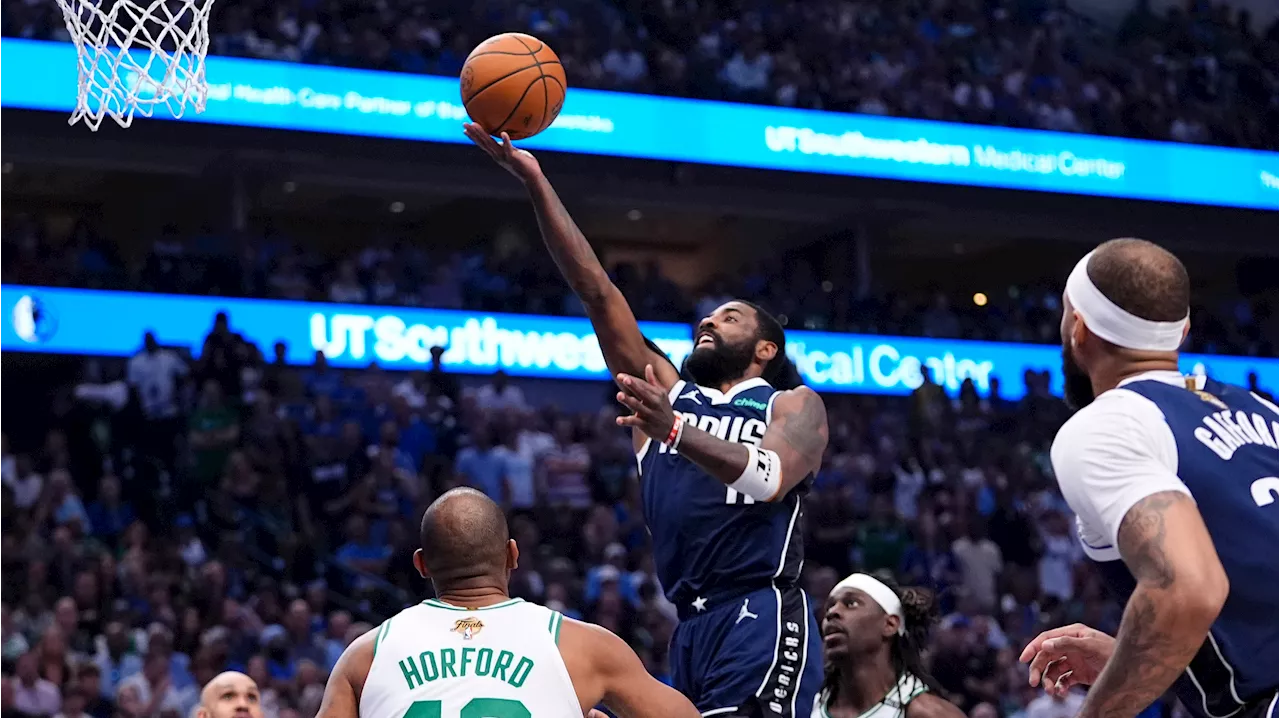 Irving ends personal Celtics skid, now Mavs will try to extend series in Boston