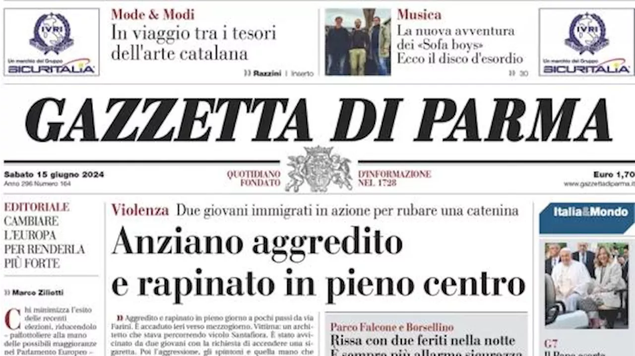 La Gazzetta di Parma in prima pagina: 'Pecchia: 'Anche in A il Parma dimostrerà il suo valore''