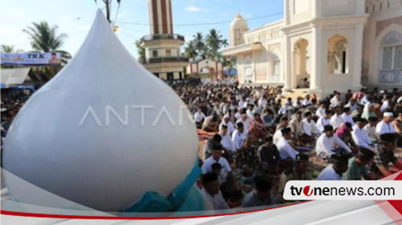 Ribuan Warga Pengikut Tarekat Syattariyah Nagan Raya Aceh Sudah Rayakan Idul Adha Hari Ini