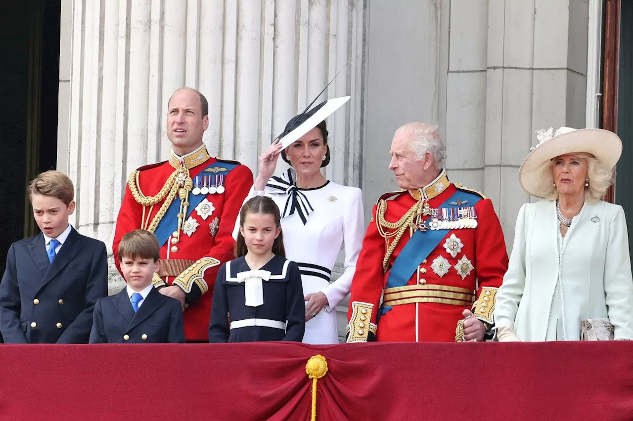 Kate Middleton, King Charles Speak on Balcony at Trooping the Colour