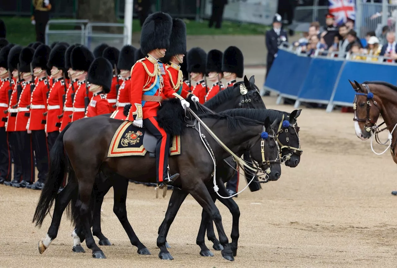 Prince William Attends Trooping the Colour