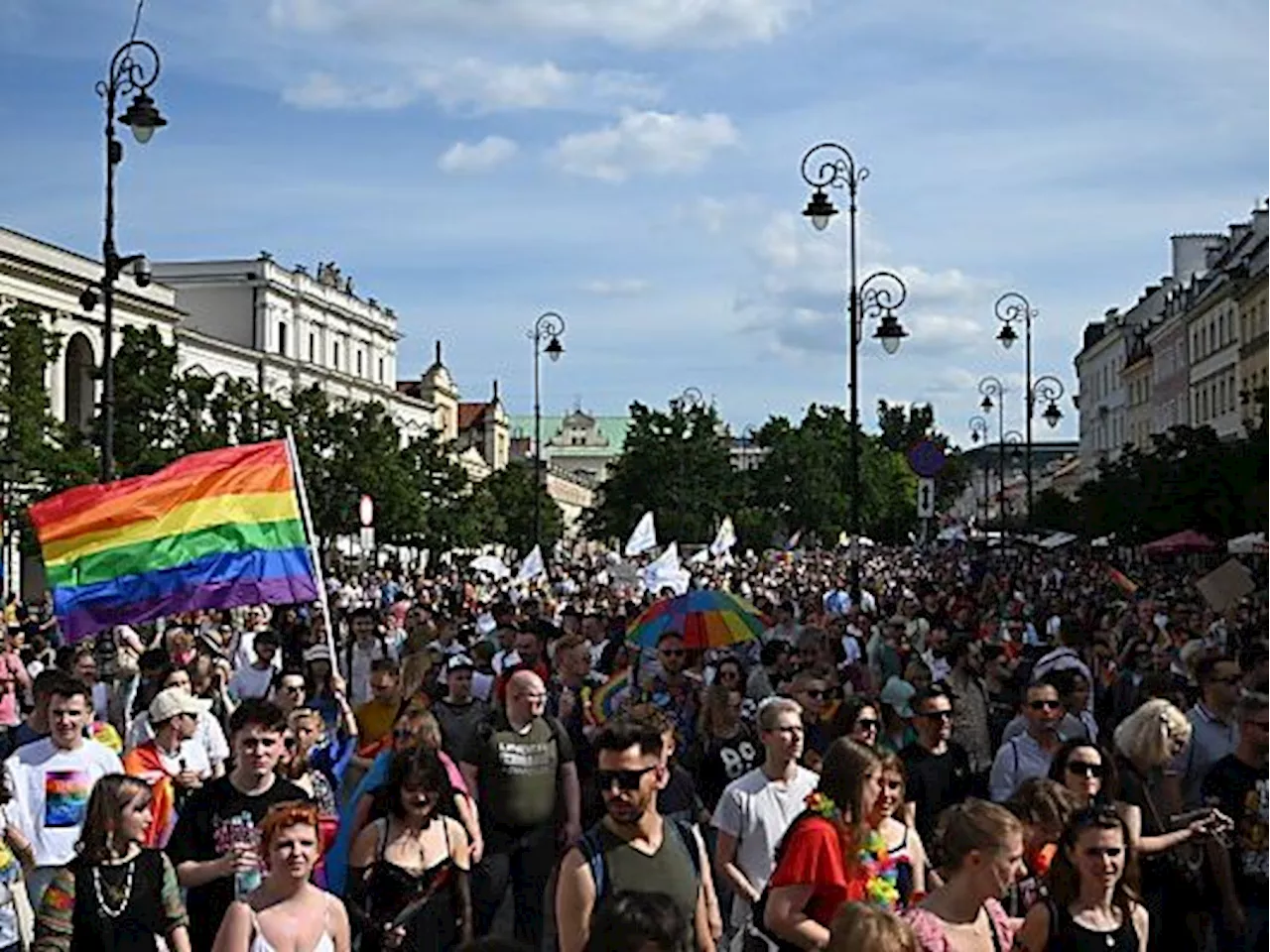 Großdemo für sexuelle Minderheiten in Warschau