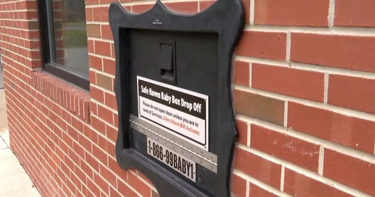 Indiana's 127th Safe Haven Baby Box installed at Westfield fire station