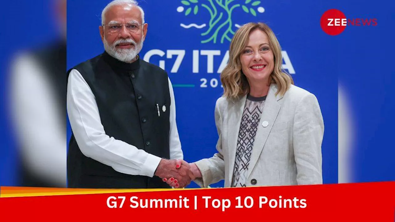 PM Modis Strategic Dialogues With Meloni, Macron, Trudeau, Zelensky At G7 Summit