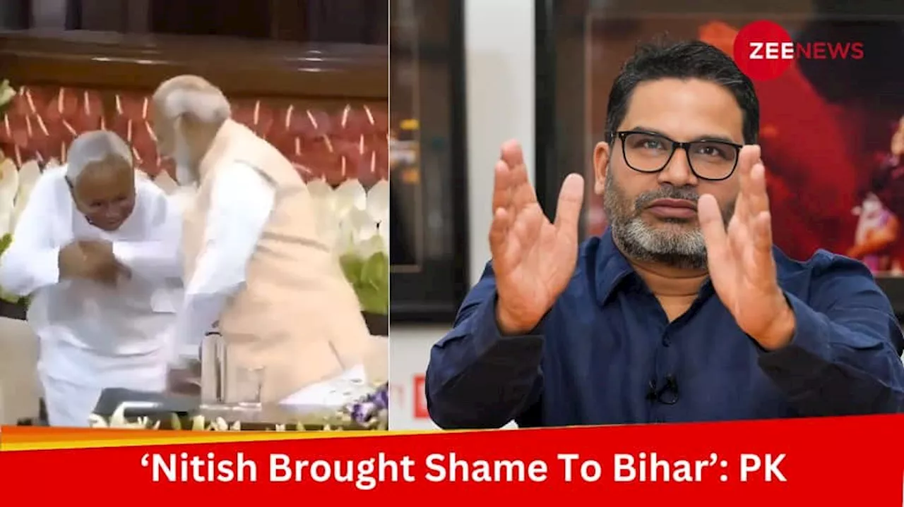 ‘Nitish Brought Shame To Bihar’: Prashant Kishor Lambasts CM For Feet Touching Gesture