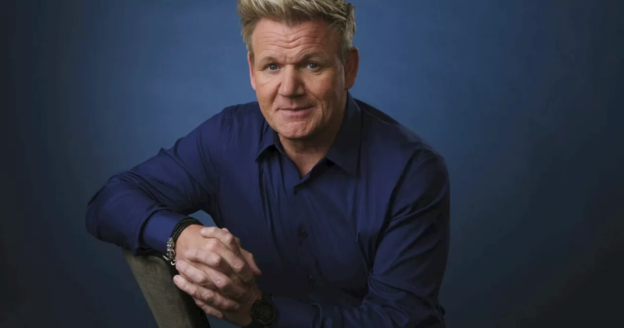 Chef Gordon Ramsay says he's 'lucky to be standing here' after bike crash