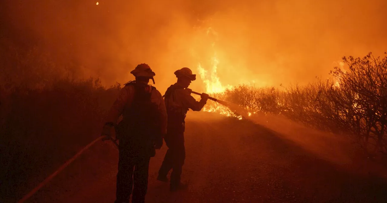 Wildfire north of Los Angeles spreads as authorities evacuate 1,200 people