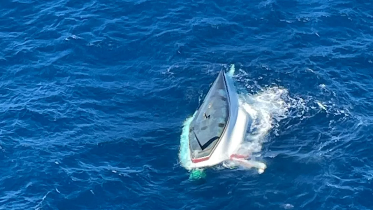 One man dead, two survive after yacht capsizes