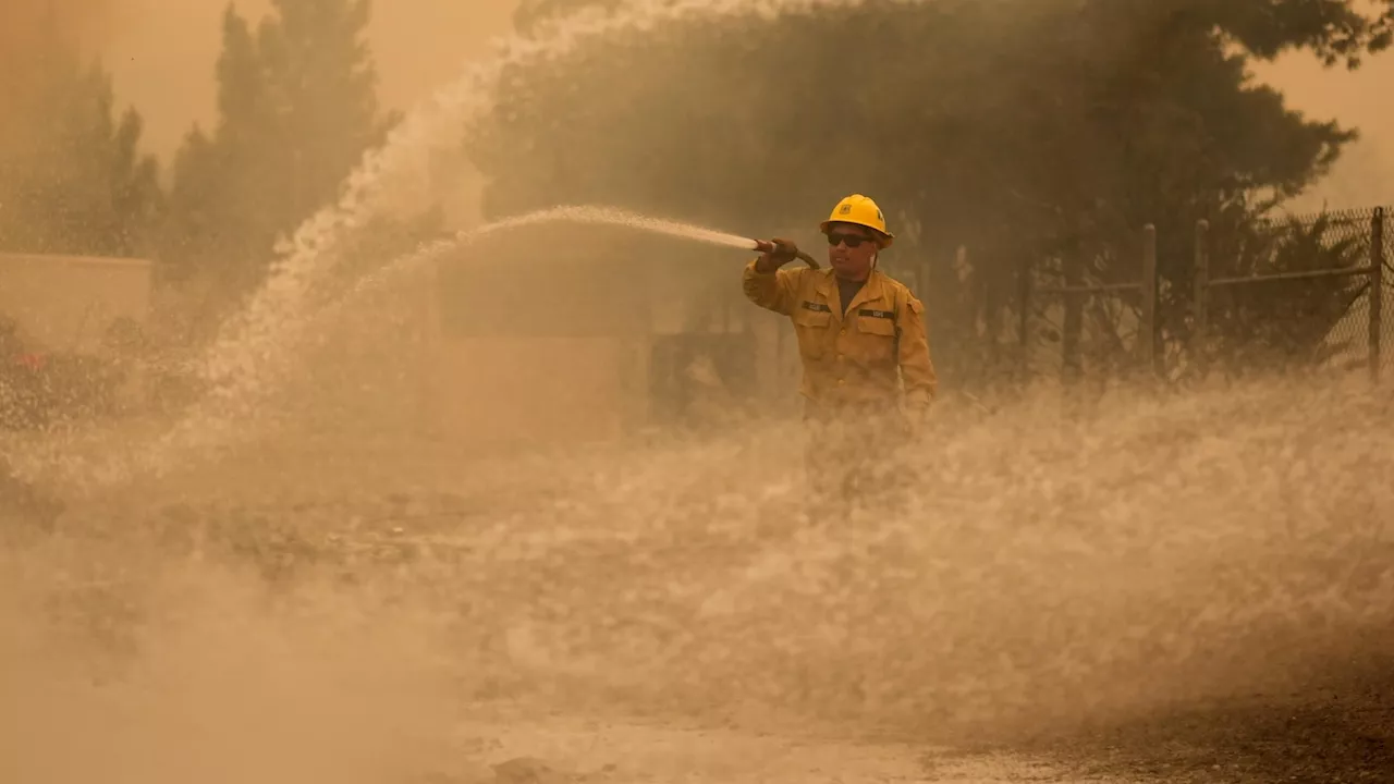 Wildfire north of Los Angeles spreads as authorities issue evacuation orders