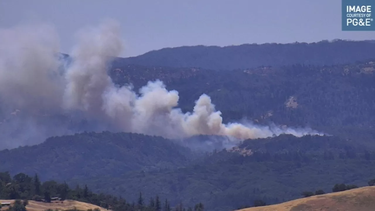 Point fire burning in Sonoma Co. is 100 acres, 15% contained, CAL FIRE says