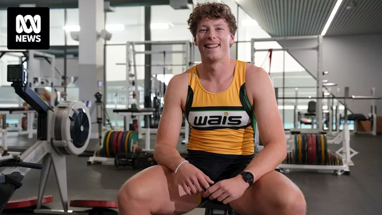 Riley Rees-Turner is a former footy player turned rower who's now got his heart set on the Olympics