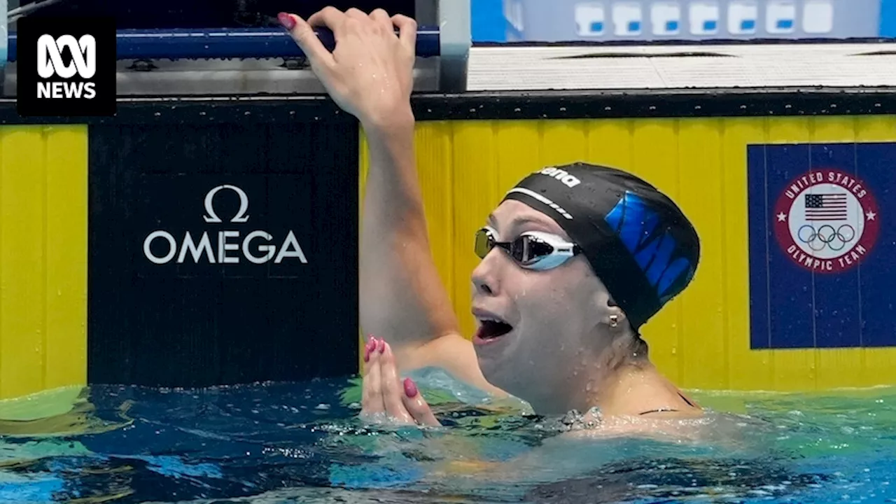 US swimmer Gretchen Walsh breaks world record to put Australia on notice following Paris Olympics trials