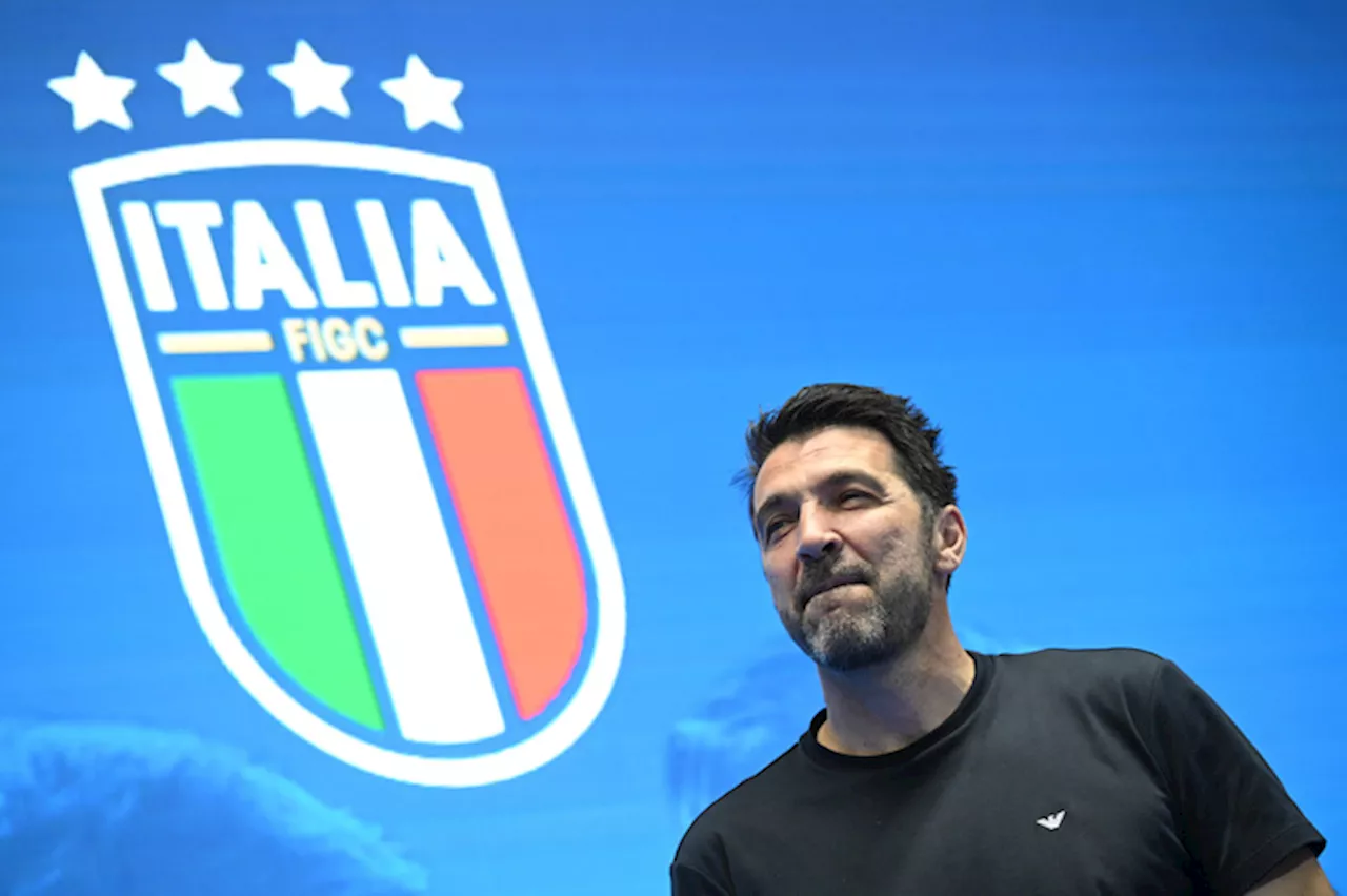 Il capodelegazione della nazionale italiana Gianluigi Buffon