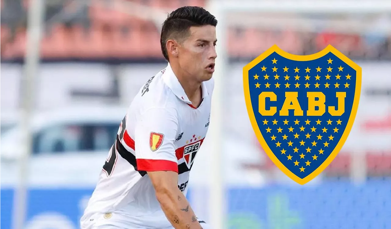 James rompió el silencio sobre su fichaje por Boca Juniors: oficial