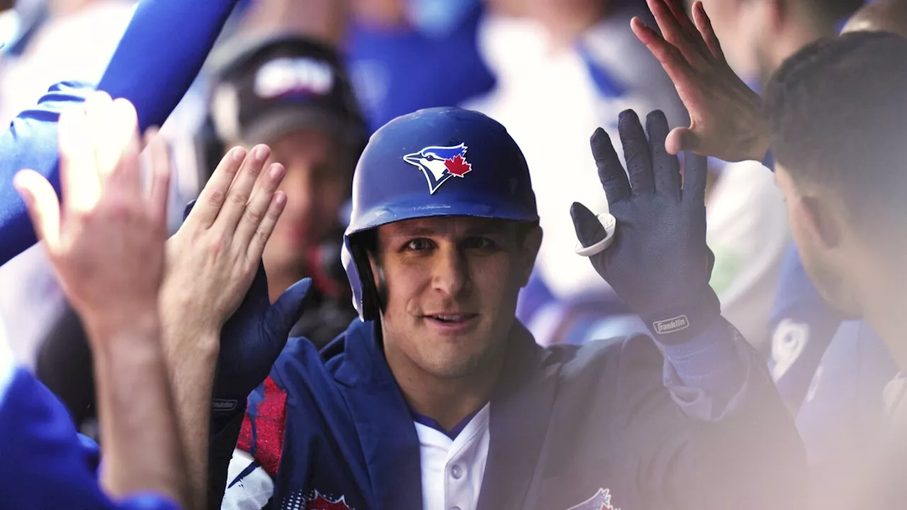 Varsho hits third career grand slam; Blue Jays hold on to beat Guardians 7-6