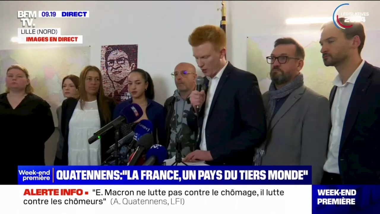 Adrien Quatennens (LFI): 'Emmanuel Macron ne lutte pas contre le chômage, il lutte contre les chômeurs'