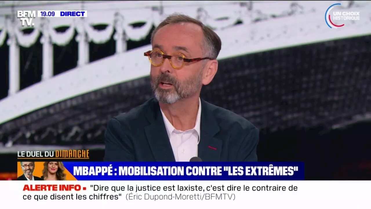 'De la bouffonnerie': Robert Ménard fustige les propos de Kylian Mbappé, qui appelle à voter contre 'les extrêmes' aux élections législatives