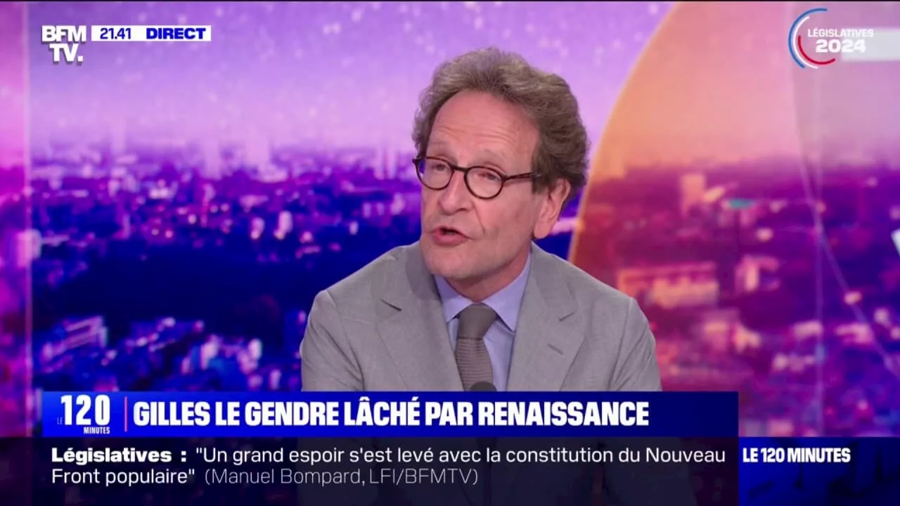 Gilles Legendre: Rachida Dati 'est venue' dans la majorité présidentielle 'pour tenter de renforcer sa position' dans le 7e arrondissement de Paris