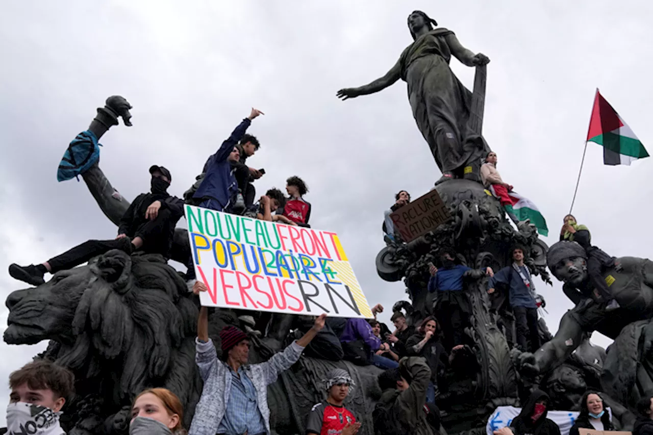 French protesters are standing up to the far right ahead of the country’s snap elections