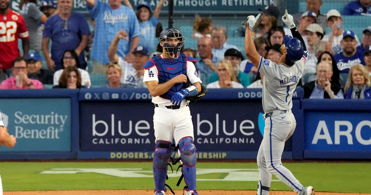 Melendez hits grand slam and Royals beat Dodgers 7-2 after Yamamoto leaves early