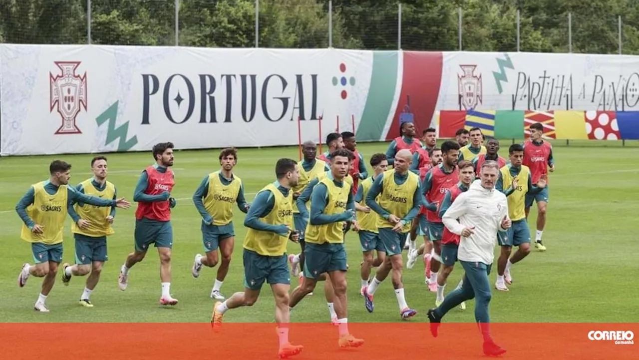 Portugal com todos disponíveis na preparação para a estreia no Euro 2024