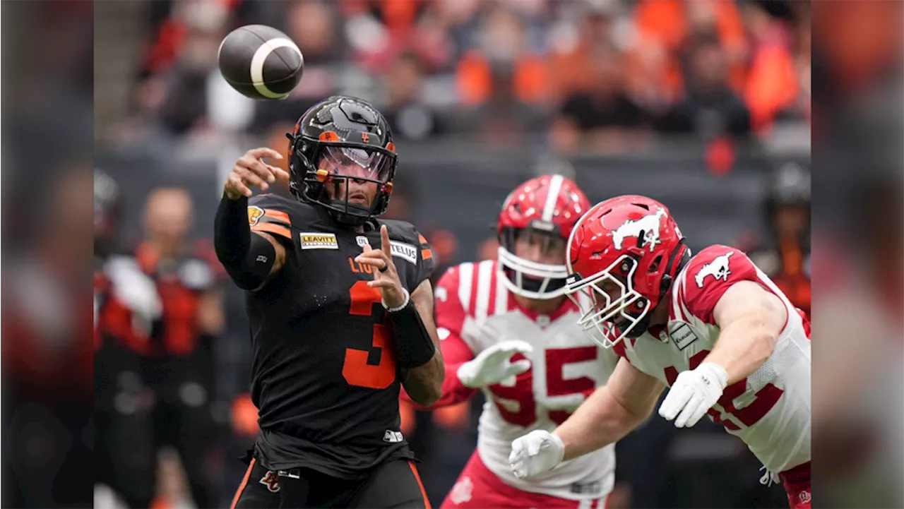 B.C. Lions collect first victory of the season, beat Calgary Stampeders 26-17