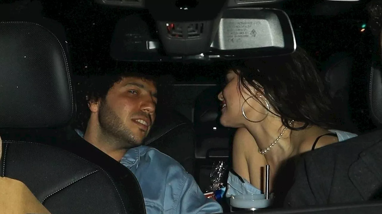 Selena Gomez enjoys date night with boyfriend Benny Blanco as they cosy up in car following dinner...