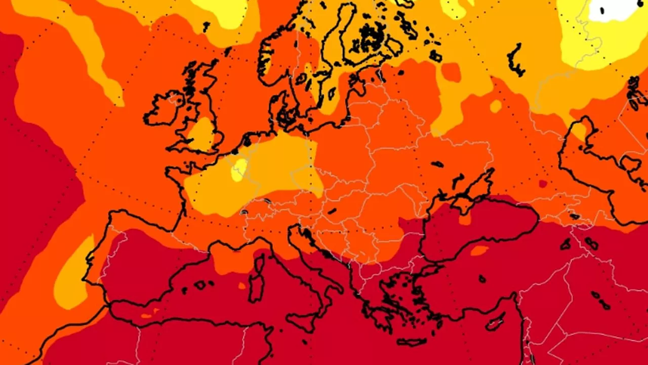 Escape to the oven!: British holidaymakers seeking the sun in top summer spots like Greece, Cyprus...