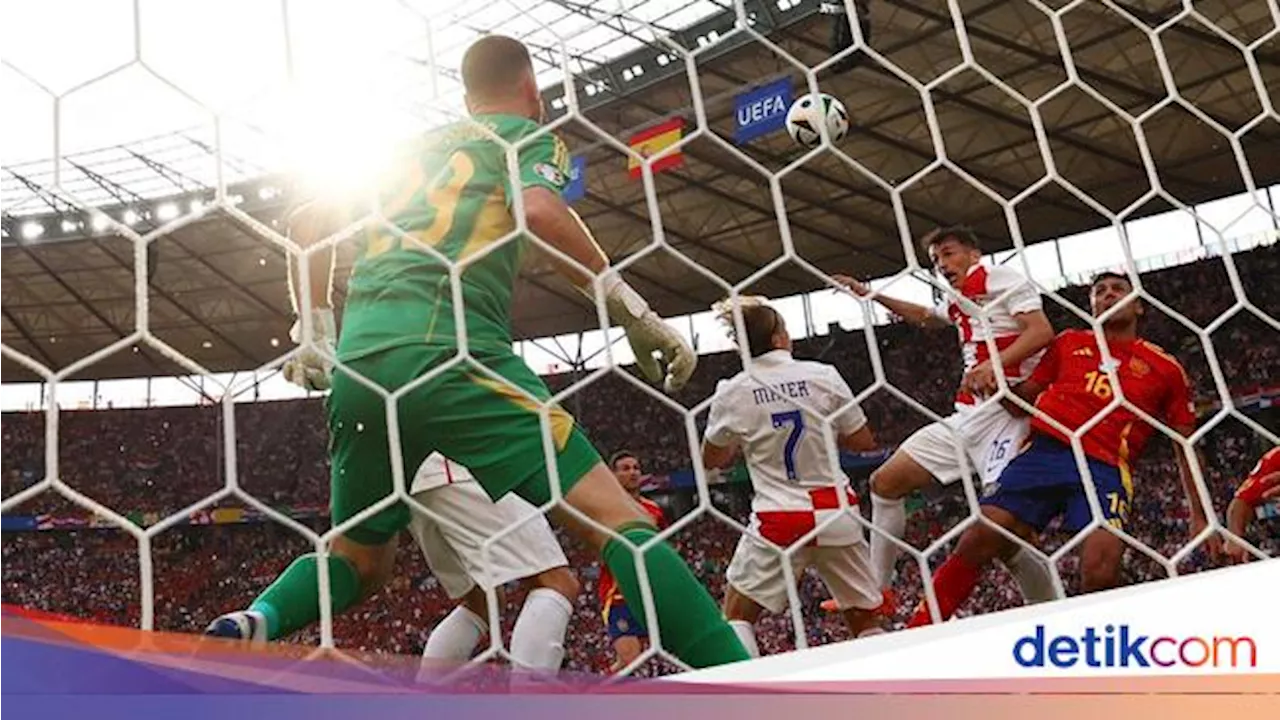 Kroasia Dominan, tapi Spanyol Lebih Efektif