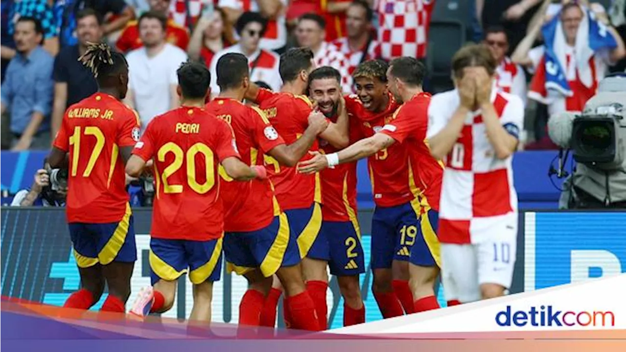 Spanyol Vs Kroasia: La Furia Roja Menang 3-0