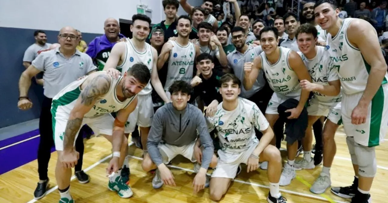 Atenas ganó y quedó a un paso de ascender a la Liga Nacional