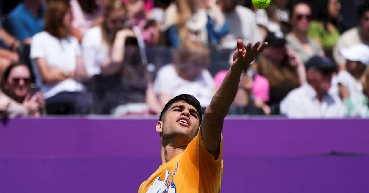 Carlos Alcaraz vs. Francisco Cerúndolo: el partido antes del partido en Queen's Club