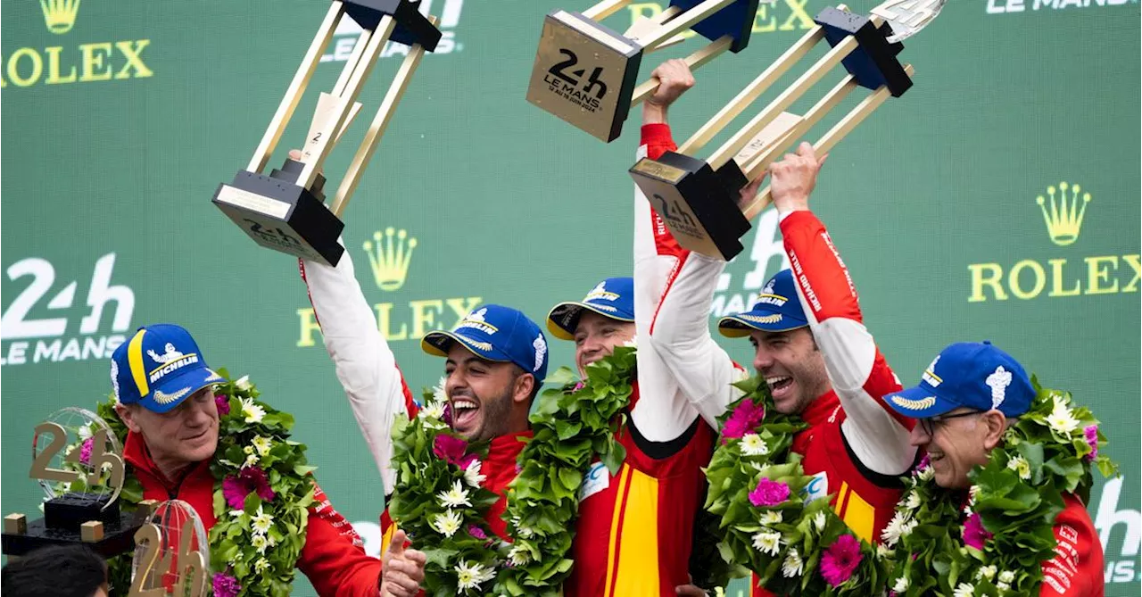 Ferrari-Triumph in Le Mans