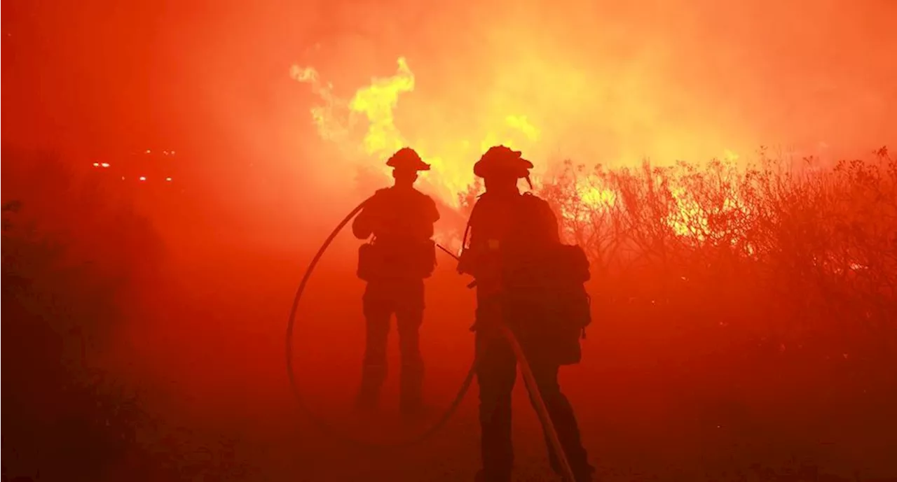 Evacúan a unas mil 200 personas por un incendio forestal a las afueras de Los Ángeles