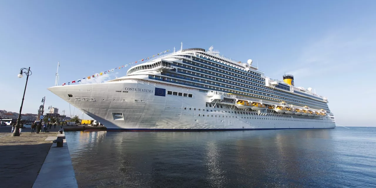 Costa Diadema: Erstes Schiff von Costa Kreuzfahrten bezieht Landstrom in Kiel