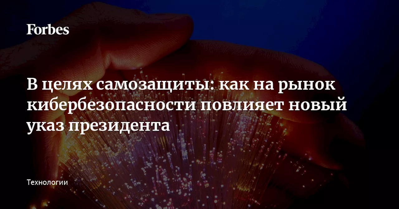 В целях самозащиты: как на рынок кибербезопасности повлияет новый указ президента