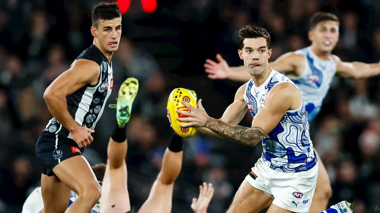 LIVE AFL: Injured captain forces Roos into late change as Magpies hunt league’s top two